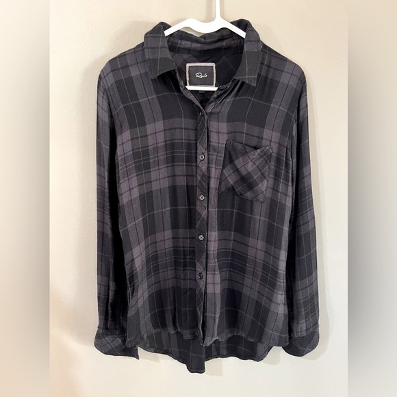 Rails women's long sleeve plaid flannel size small EuC - Picture 1 of 6